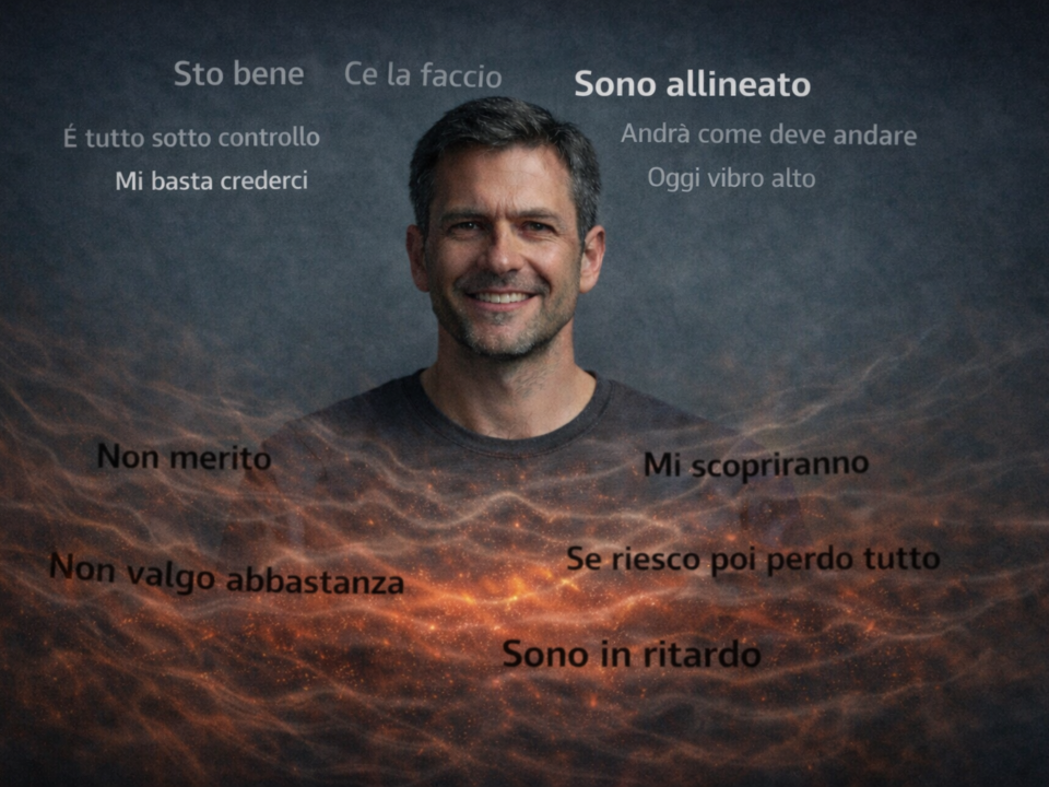 La legge d’attrazione non funziona quando la usi come un esercizio mentale e non come un lavoro di verità interiore. Non perché sia sbagliata in sé, ma perché viene applicata nel punto meno potente dell’essere umano: il pensiero cosciente. Ripeti frasi positive, sorridi, visualizzi, ti convinci di essere allineato… mentre sotto, nel corpo emotivo, continuano a vibrare paura, indegnità, controllo, sfiducia. E la realtà, che non ascolta le parole ma la frequenza, risponde sempre a quella parte lì, quella che vibra a tua insaputa.