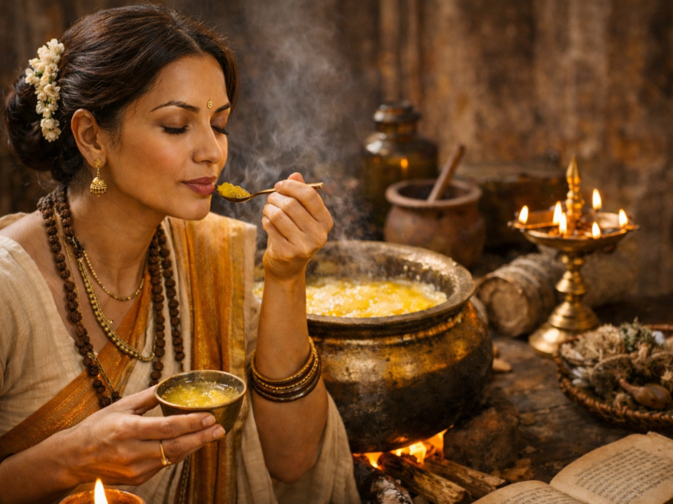 La mia scoperta di un alimento che nutre anche la calma. Il ghee l’ho incontrato come si incontrano le cose che poi restano: non per moda, ma per necessità. Io lo vedevo nominare ovunque, lo associavo all’Ayurveda, a quel mondo in cui il cibo non è solo carburante ma linguaggio, eppure non avevo mai capito davvero perché fosse considerato così speciale. Finché non ho iniziato a provarlo sul serio, e lì mi si è acceso un dettaglio semplice: non è “burro”, è burro che ha attraversato il fuoco e ne è uscito più pulito, più stabile, più essenziale, come se la trasformazione avesse tolto il superfluo e lasciato solo ciò che nutre.